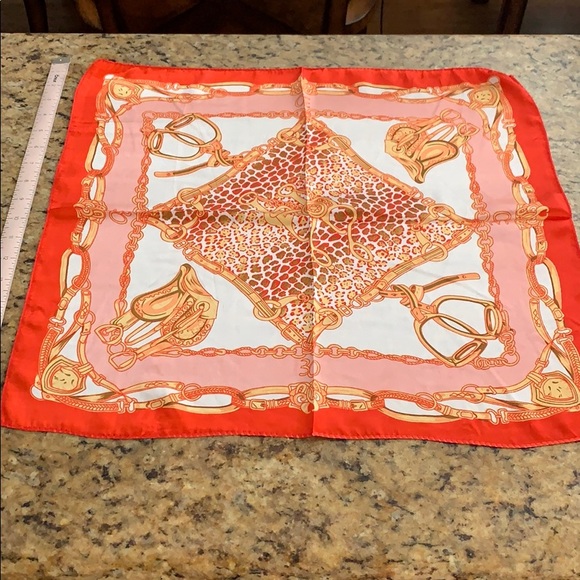 New silk fancy scarf, face mask, headband - Picture 2 of 6